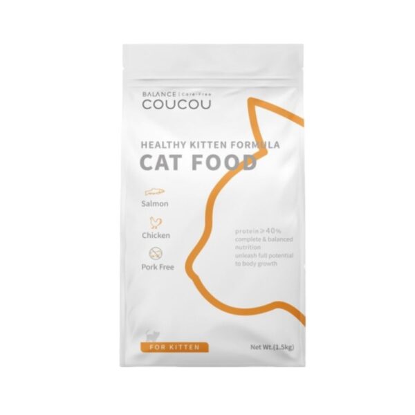 CouCou Dry Kitten Salmon Chicken FP 1,5 Kg