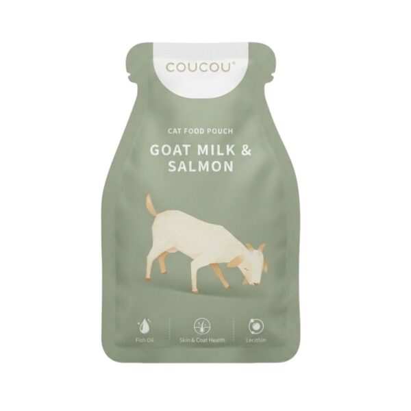 CouCou Pouch Goat Milk Salmon Wet Food