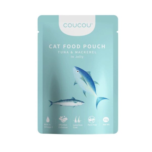 CouCou Pouch Tuna & Mackerel Wet Food