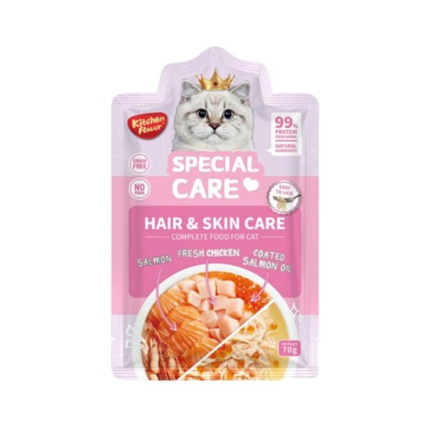 KF Cat Pouch Hair & Skin Care Wet